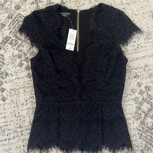 Bebe lace top